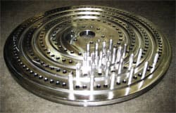 CNC-gefräste Kerbstiftscheibe CNC-gefräste Kerbstiftscheibe